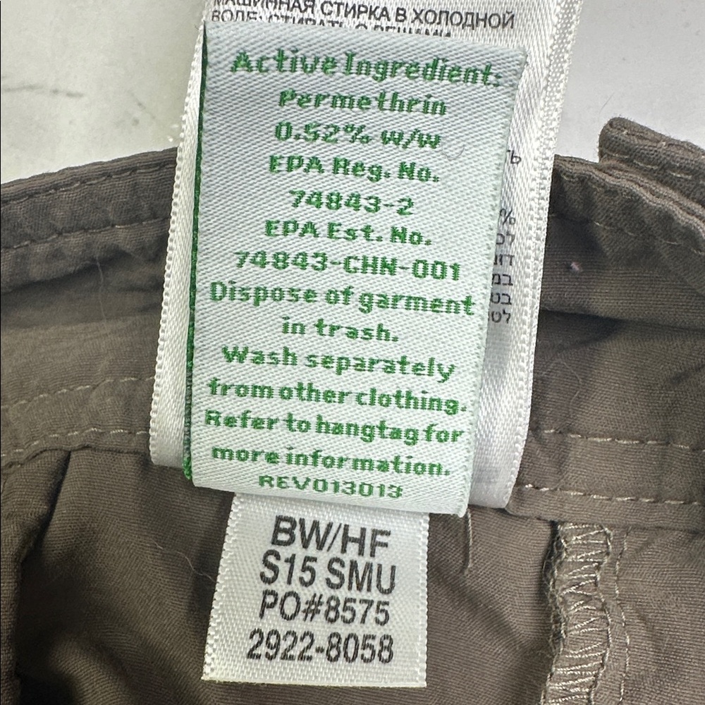Exofficio Insect Shield Convertible Pants, Repellent Apparel, Hiking, Outdoor - Picture 12 of 16